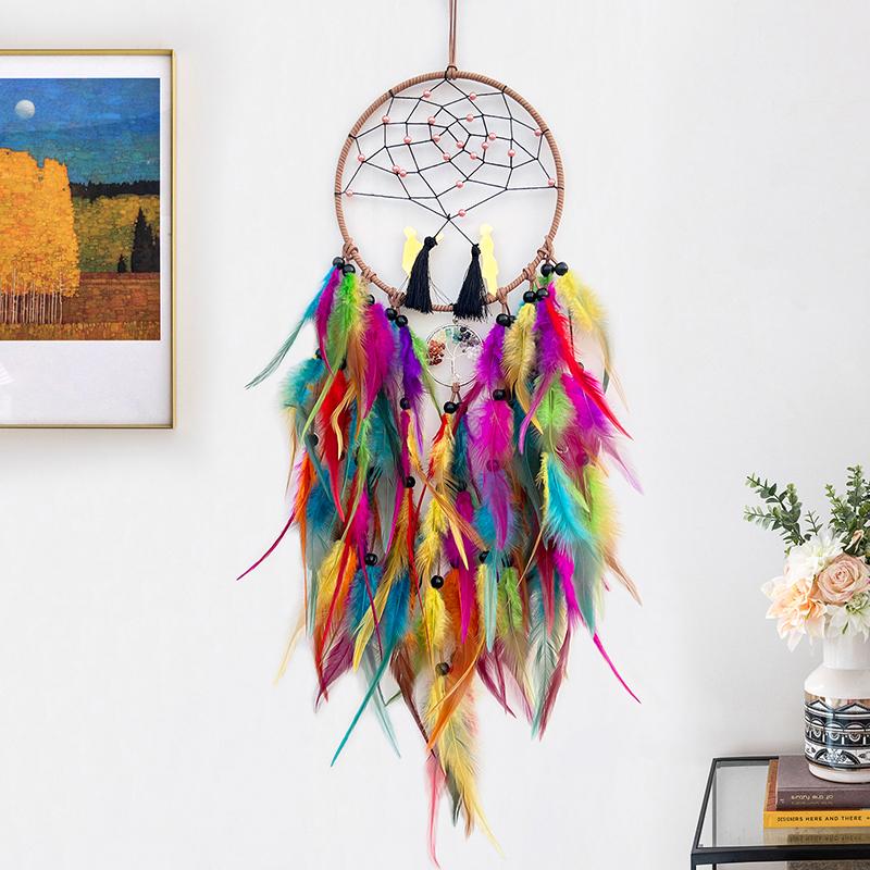 Dream Catcher Exquisite Hand-woven Wind Chimes Nordic Living Room Bedroom Decorations Wall Pendant Festival Gifts Home Accessory
