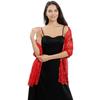 Woman Sequins Decor Embroidery Scarf for Summer Wedding Party Sunproof Supplies