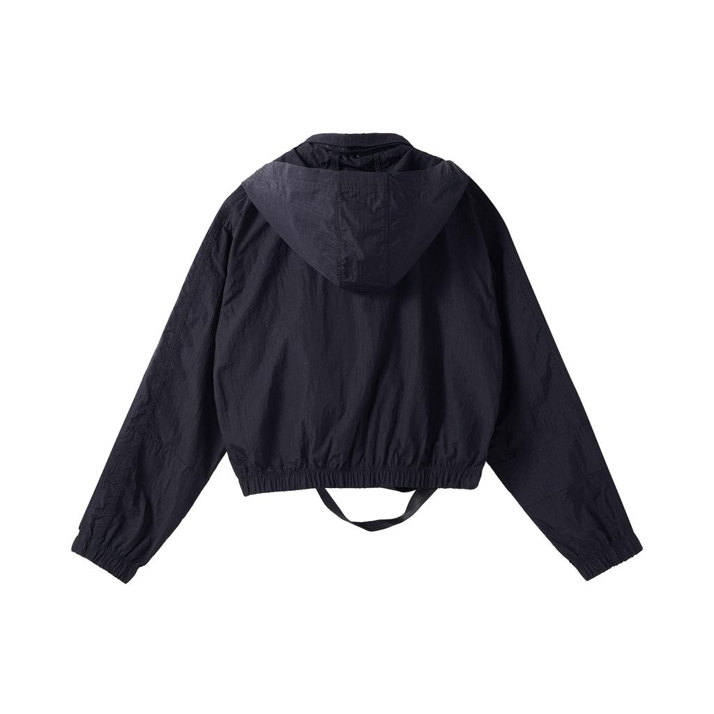 Nike Giacca da Donna con Zip Stampata a Maniche Lunghe con Colletto Primavera/Estate 2023 Giacca Nera DV8035-010