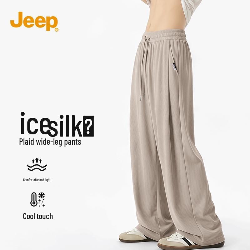 JEEP Men s Ice Silk Casual Straight-Leg Pants XL