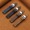 Bracelet for Seiko Vintage Leather Watch Band Stitching Cowhide Strap for Rolex Butterfly Buckle Straps 18mm 20mm 21mm 22mm 24mm