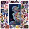 50pcs Fnaf Five Nights At Freddys Sticker Waterproof Adhesive Reusable Decor