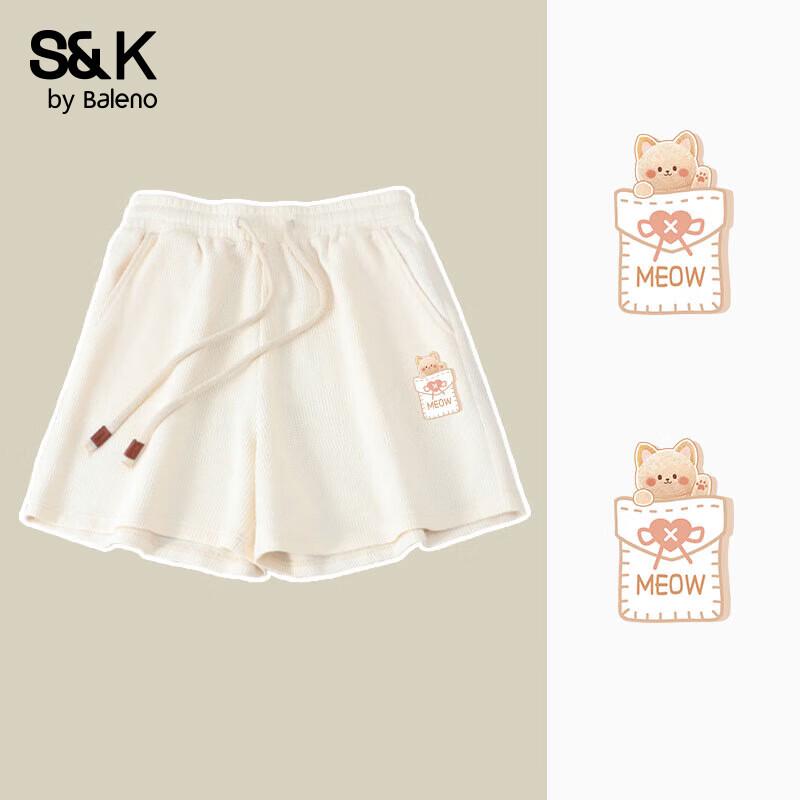 Женские вафельные шорты три четверти Baleno S&K M