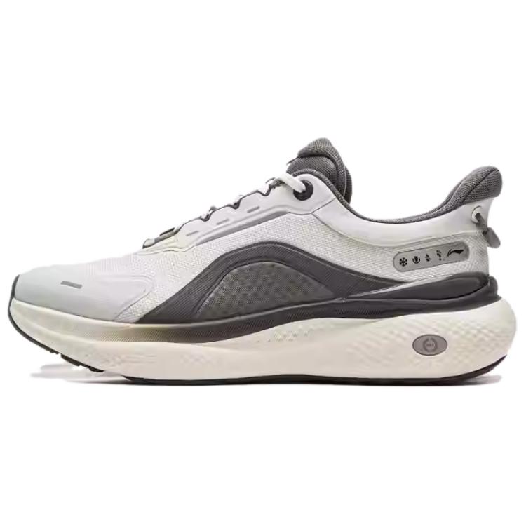 Li-Ning Soft Plus 2 Fashion Versatile Water-Resistant Shock-Absorbing Non-Slip Wear-Resistant Low-Top Casual Shoes Men sneaker AGLV083-3