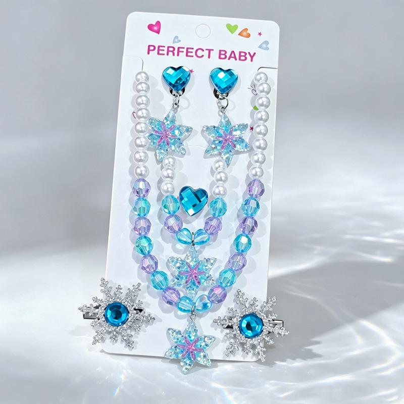 Frozen Elsa Princess Necklace & Jewelry Set for Girls