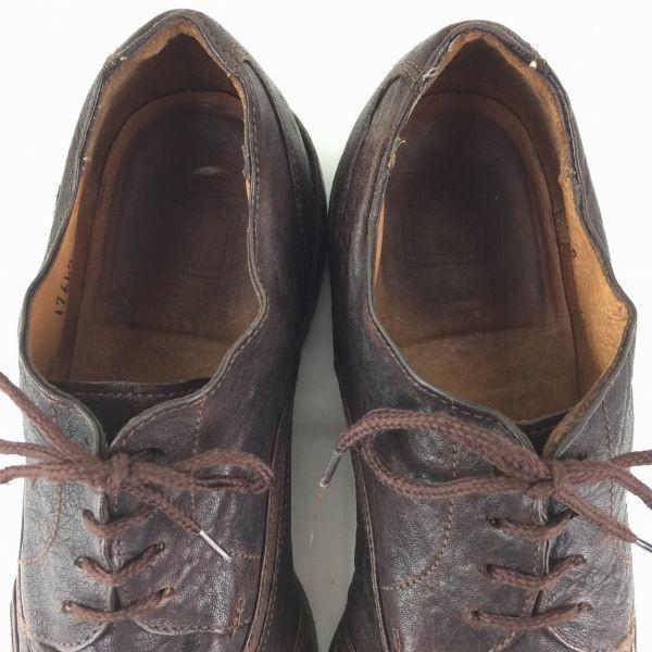 80s-90s Vintage Frye Wingtip Shoes Size 10.5D 28.0-28.5 Brown Men’s(USED)