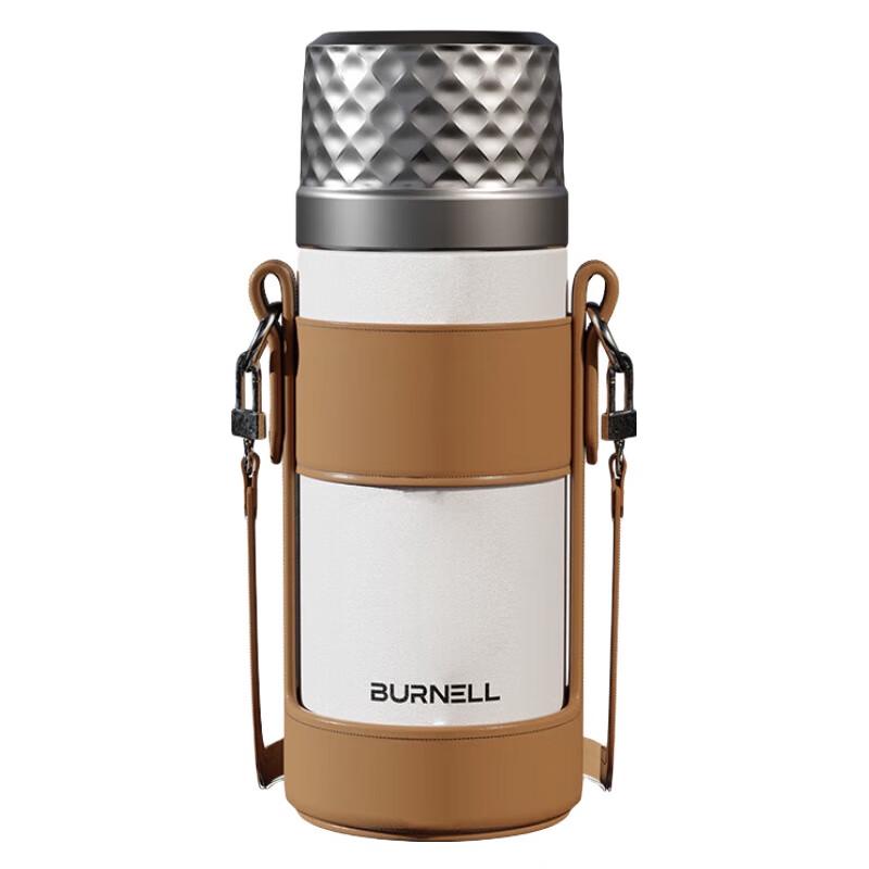 BURNELL Portable Health Stew Tea Cup with Ceramic Liner