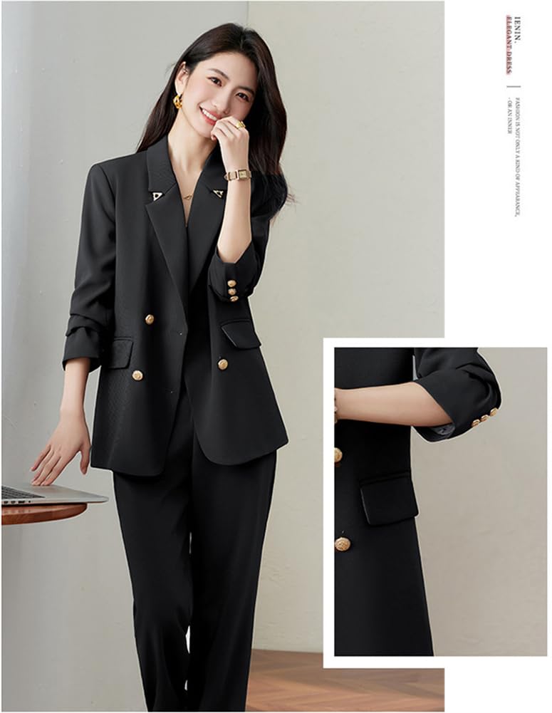 Abito Cerimoniale per Giacca per Cerimonia di Ingresso Abito per Selezione Abito per Lutto Completo Pantalone per per Formale per Cerimonia di Ingresso per Alto