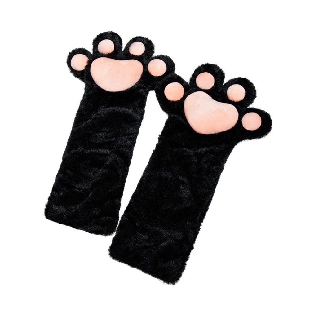 Thicken Plush Cat Paw Gloves Cartoon Cat Claw Mittens Kawaii Cosplay Costume Gloves Club