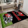 Tampa Bay Buccaneers Helm Bereichsteppich für Büro, Stuhlmatte, Dekorativer Teppich Wohnzimmer Matte, Große Größe Fan Geschenke Weihnachtsgeschenke