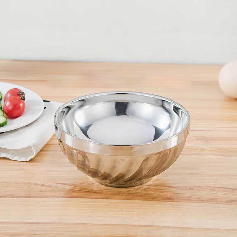 Dian Yi Cai Stainless Steel Double-Layer Insulated Bowl