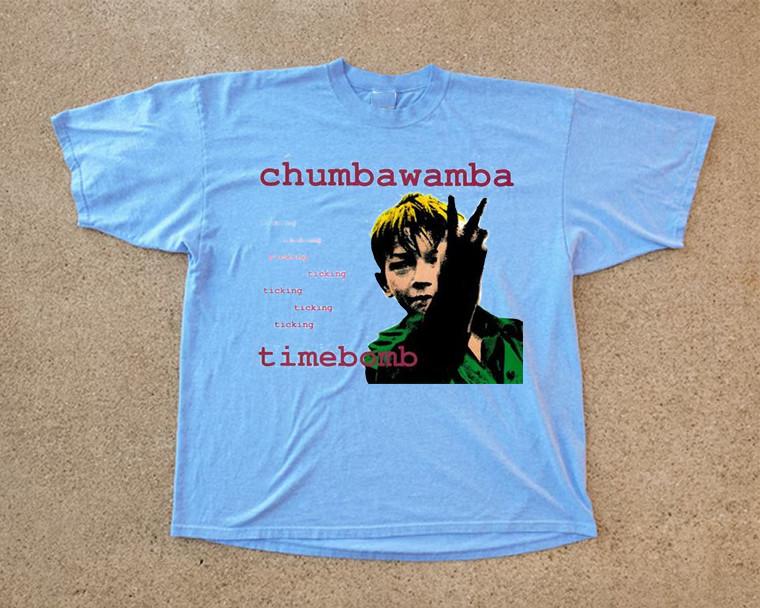 Timebomb Chumbawamba Band Blue T Shirt Full Size S-5XL Unisex T-Shirt S