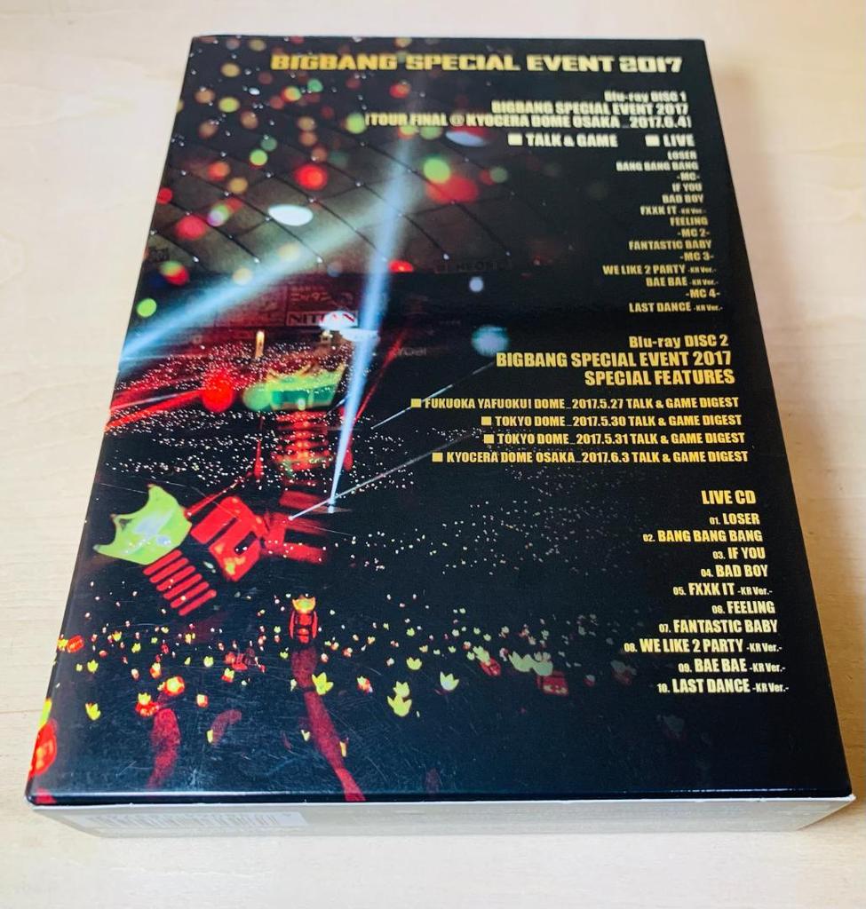 [USED] Blu-ray BIGBANG SPECIAL EVENT 2017 First Edition
