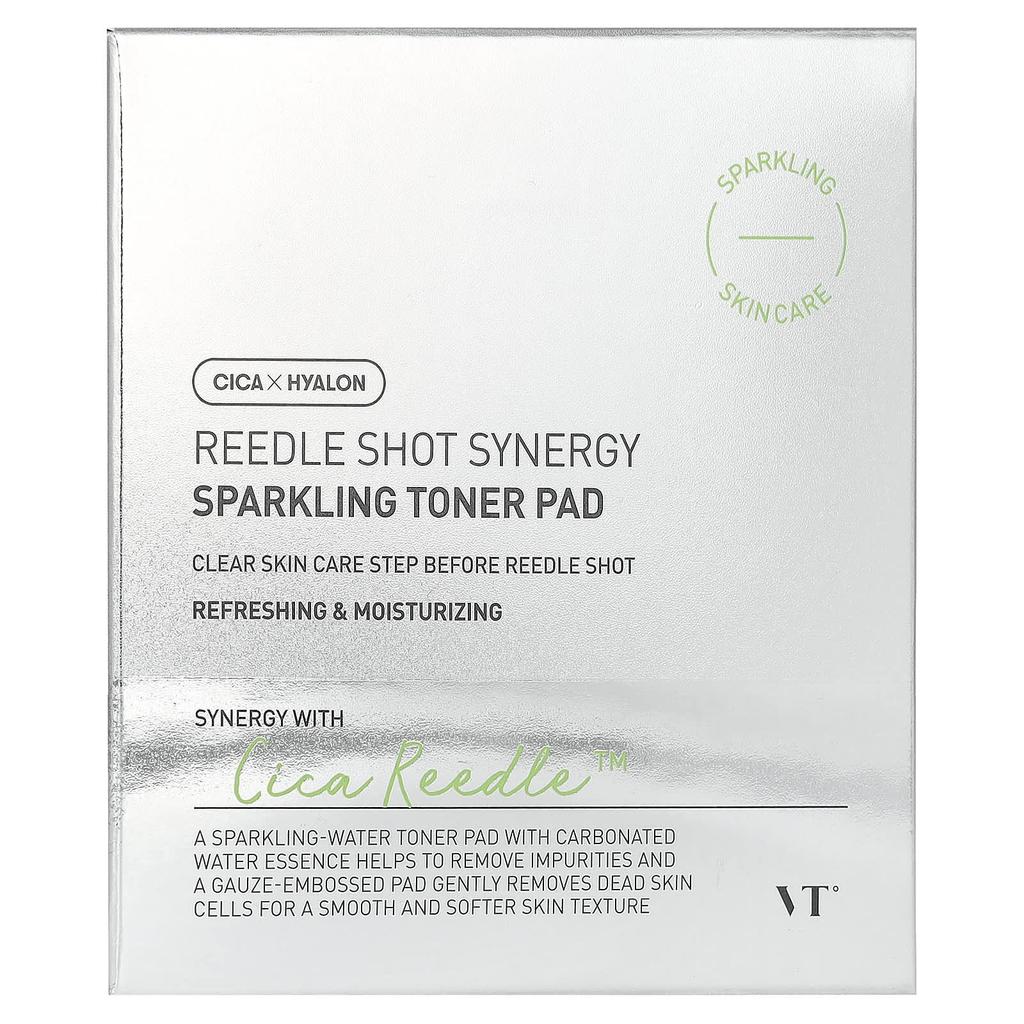Reedle Shot Synergy, Sparkling Toner Pads, 80 Count