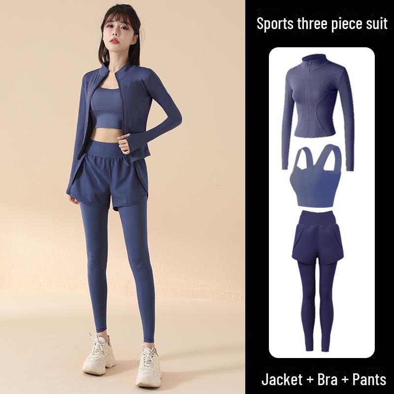 Women's High-Waist Quick-Dry Yoga & Running Fitness Suit
