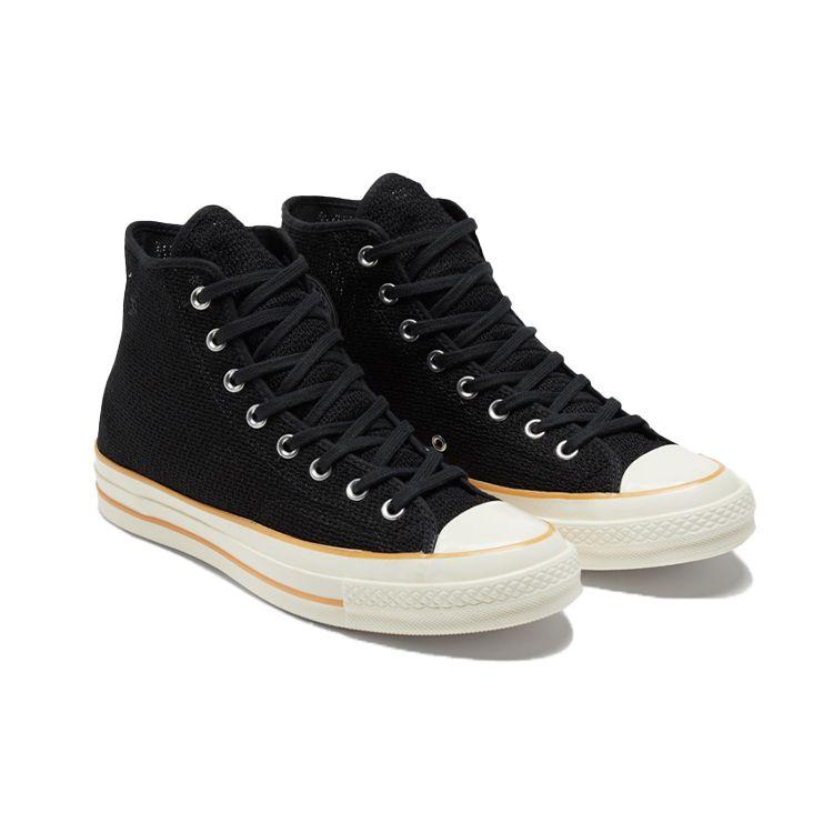 Converse Chuck Taylor All Star 1970s High Top Canvas Shoes Unisex Sneakers Black Orange 170963C