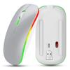 Wireless Mouse 2.4G Rechargeable USB Wireless Gaming Mouse with LED Colorful Light