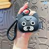 New Unisex Bag Pendants Creative Leather Cartoon Puppy Cute Bag Accessories Multifunctional Keychains Student SchoolBag Pendant
