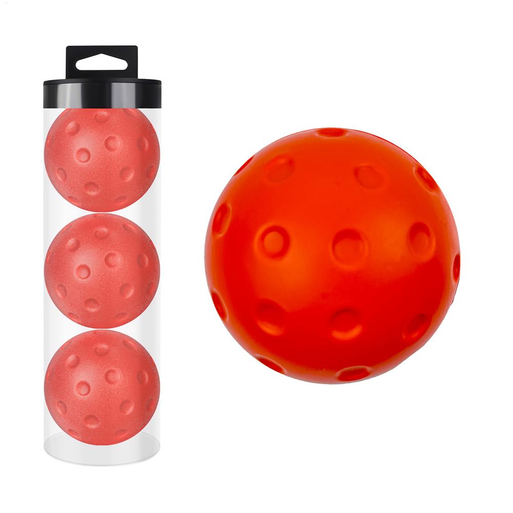 Tiché penové pickleballové loptičky na vnútorné alebo vonkajšie tréningy Pickleballové loptičky s presným odskokom ako skutočná loptička 3 kusy Zelená a žltá farba