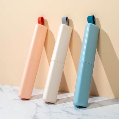 Macaron Portable Toothpaste and Toothbrush Case
