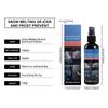 Windshield Deicer Spray 100ml Fast-Acting Long-Lasting Defroster Winter Windshield Snow Melting Fluid For Winter Drivers Vehicle