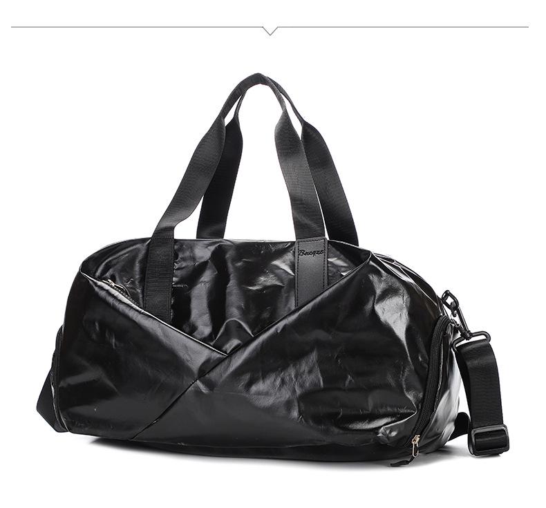Women's Fitness Sports Bag with Shoe Compartment, Dry/Wet Separation, and Macaron Color for Yoga, Swimming, and Training