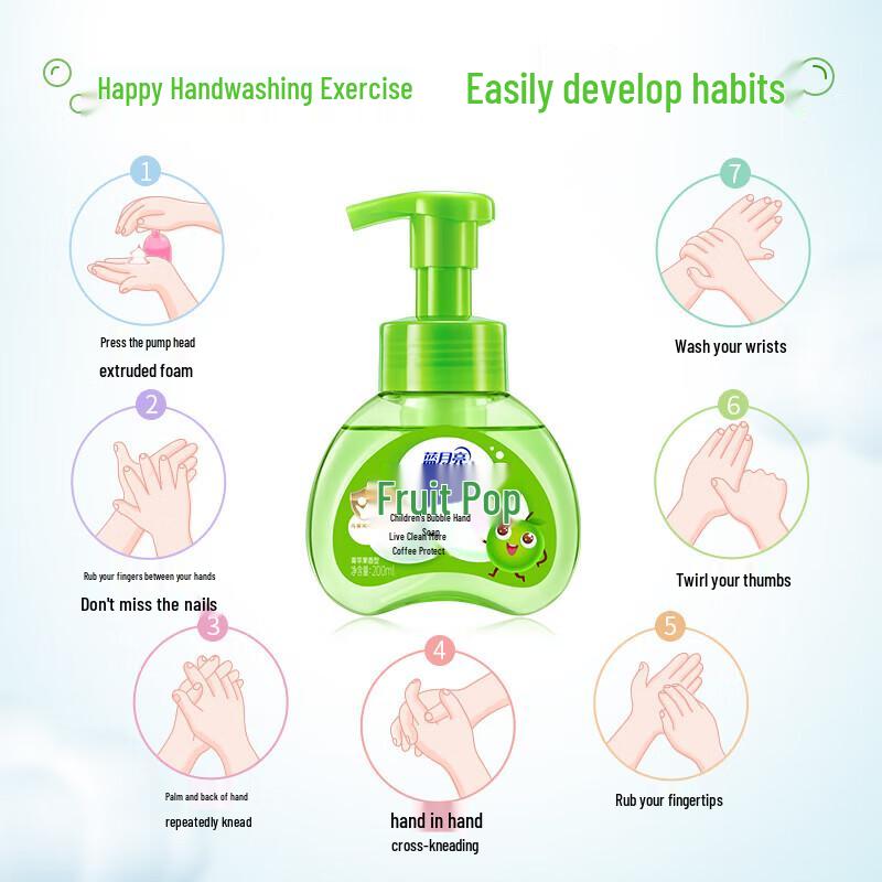 Blue Moon Kids Green Apple Foaming Hand Soap