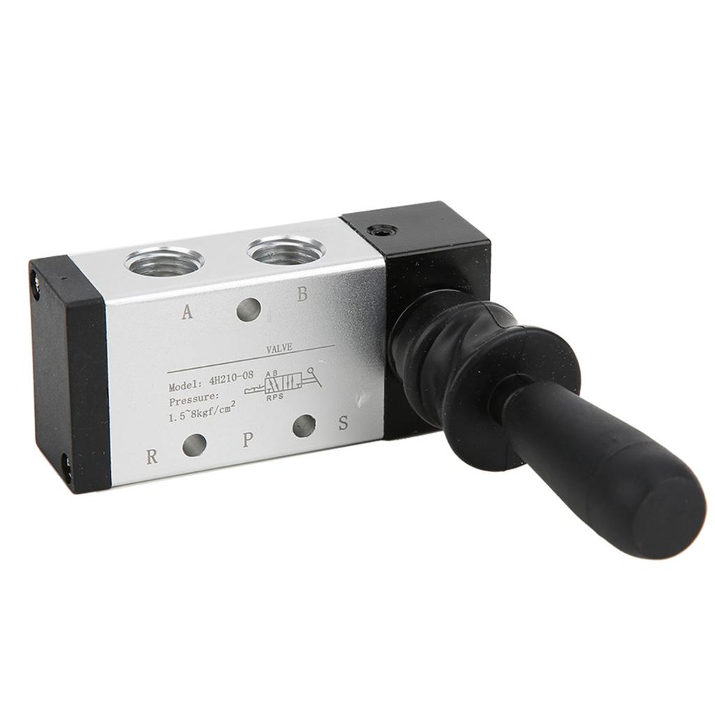 Pneumatický ručně ovládaný ventil 5 portů 2 polohy ruční pákový ventil 0 0,8 MPa (4H210 08)
