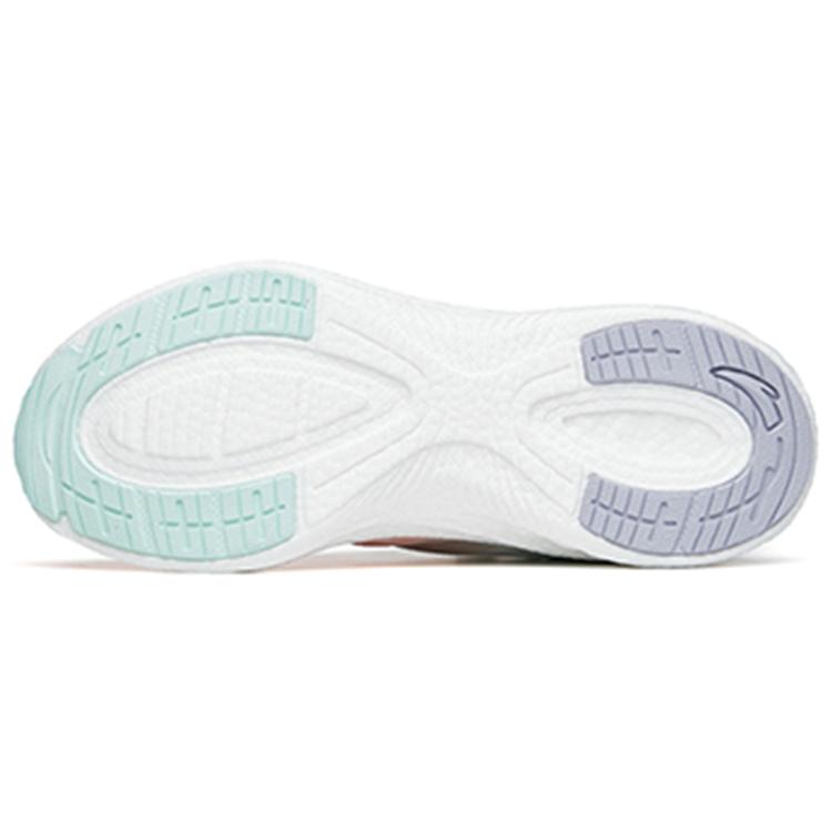 Anta Running Collection Cushioned Wear-Resistant Lightweight Low-Top Running Shoes Women's White Orange Blue 122215552-3