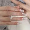 Love Butterfly Wings S999 Sterling Silver Tassel Clavicle Necklace - High-End Light Luxury, Versatile Women's Jewelry