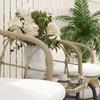 Rocking Chair Set Rocking Chairs Bistro Set, Boho Style, PE Rattan, Weather-Resistant, Cream
