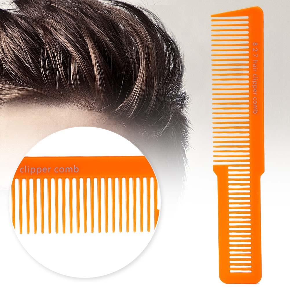 Professional Salon Hair Clipper Cut Comb Barber Hairdresser Comb For Hair Trimming (Orangew)