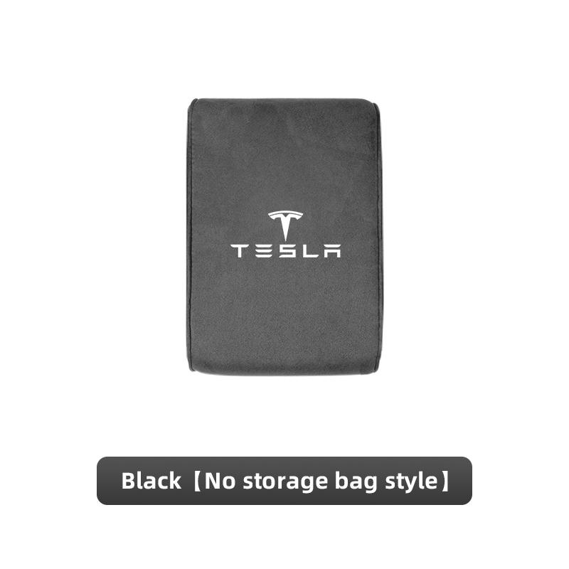 RUNTB1 Car Armrest Pad Memory Foam Arm Rest Cushion Accessories For Tesla Model 3 Model S Model X Model Y Cybertruck Roadster SpaceX