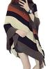 Azulte Women's Poncho Cape Stole, Fashionable for Spring, Autumn, and Winter. Perfect for Commuting, School, Everyday Outings, and More. Stylish and C