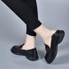 Small leather shoes women's spring new round head shallow mouth flat shoes first layer cowhide comfortable single shoes