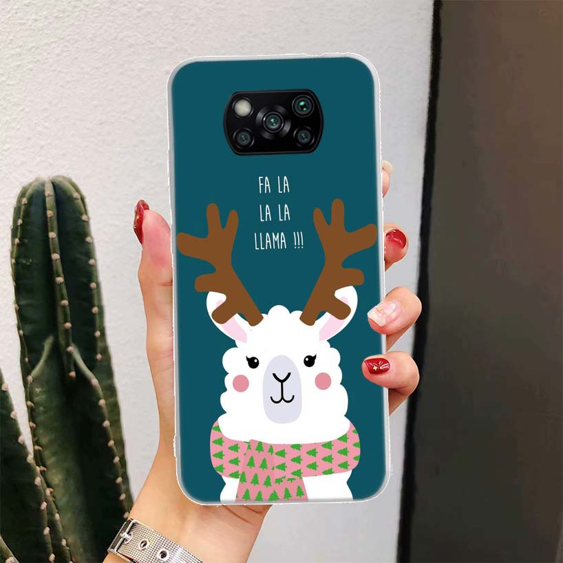 Lama Llama Alpakas Für Xiaomi Poco X6 X3 Nfc X5 X4 F6 F5 Pro Handyhülle X7 F4 Gt F3 F2 F1 M5S M4 M3 5G Fundas Coque