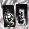 Japanese Art Dragon Yin Yang Phone Case For Samsung S 24 fe 25 Ultra plus 20 lite 21 30 22 23 24 22 Ultra 5G Fundas