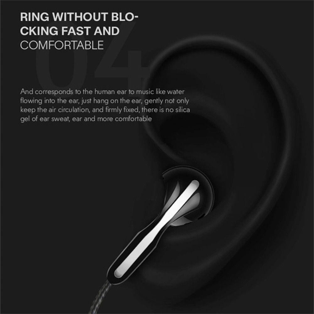 Phone Headset 3.5mm Stereo Bass Sport Headset In Ear Earphones Flat Earbuds Wired Earphones