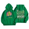 Women's Casual Fashion Christmas Printed Leisure Hooded Sweatshirt With Pockets