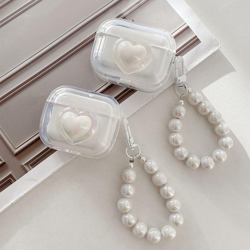 Simple Korean three-dimensional double love for AirPods1 protective case AirPods third generation Apple airpo
