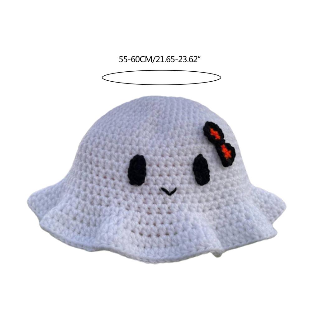 Crochet Pumpkin Bucket Hat Bucket Hat Crochet Pumpkin Fisherman Hat for Adult Teens Skin-Friendly Floppy Hat