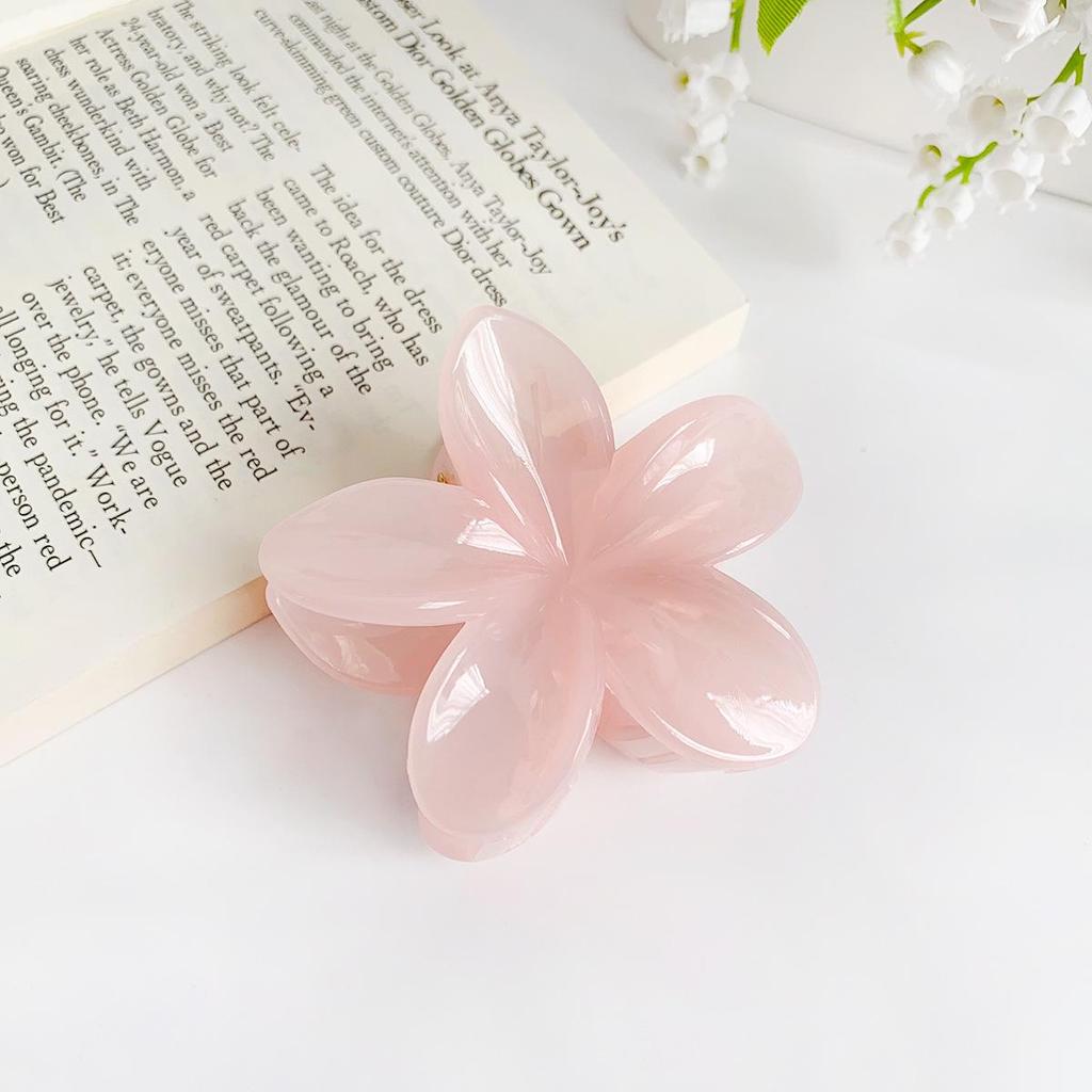 Bofeiya Plumeria Candy Color Hair Clip - Cute and Sweet Heart-Shaped Hair Accessory for Girls