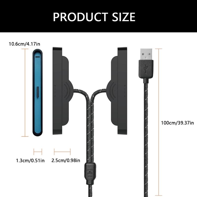 Game Controller Charging Cord for NS2 USB Charging Cable Wire with Indicator 100cm Cord Gaming Accessories