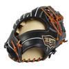 ZETT Pro Status SE B Size 8 Outfielder's Glove, Black/Oak (1936), (BRGB815SG)