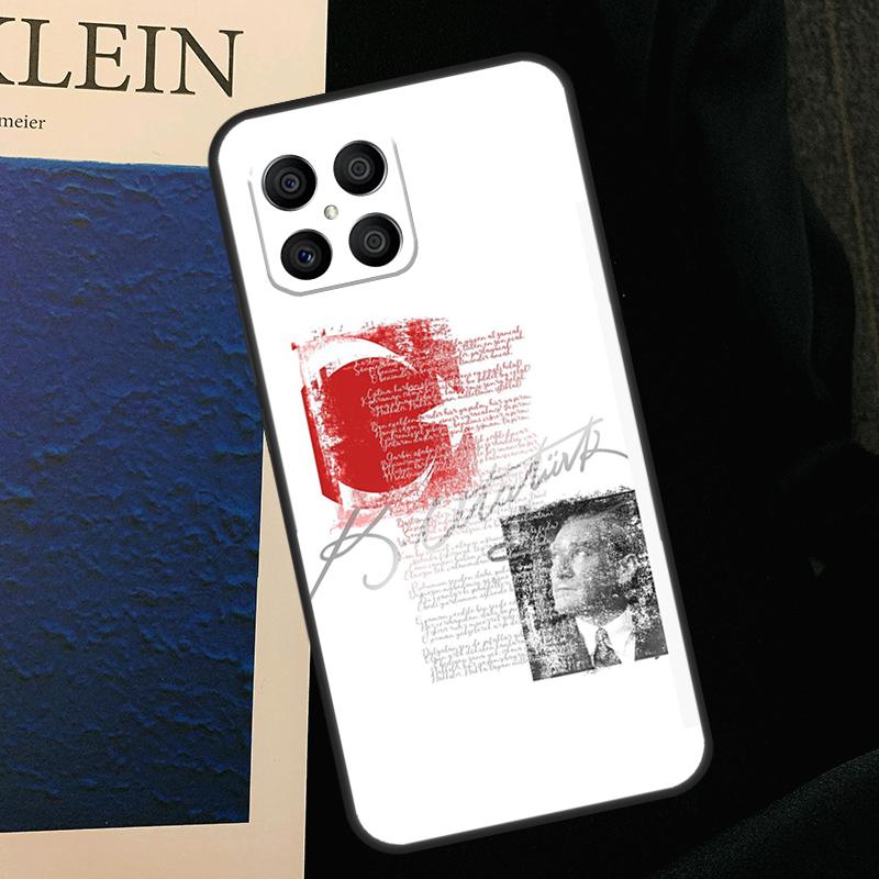 Turkey Mustafa Kemal Ataturk Case For Honor 50 70 90 Lite X9b X9a X8b X8a X8 X9 X9c Honor 200 Pro Magic 7 5 6 Lite Cover