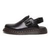 Dr. Martens Jorge Ii Leather Comfortable Casual Low-Top Mule Slippers Unisex slippers Black 30868001