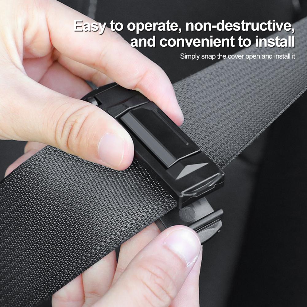 2pcs Car Safety Seat Belt Buckle Clip Adjustable Seat belt Stopper Clip with fragrance stick Car Strap Clips Car Accessories