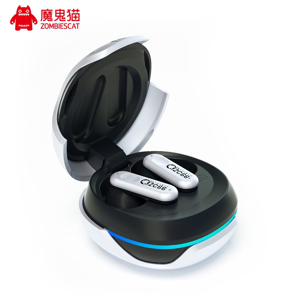 

Беспроводные наушники ZOMBIESCAT B5 BT5.4, легкие и с шумоподавлением, низкие 0 белый