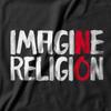 Imagine John Lennon T-Shirt Beatles Music Rock Atheist Agnostic Science Love