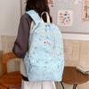 Schoolbag New Small Fresh Student Schoolbag Cute Literary and Artistic Fan College Style Backpack Women's Simple Versatile High-value Backpack